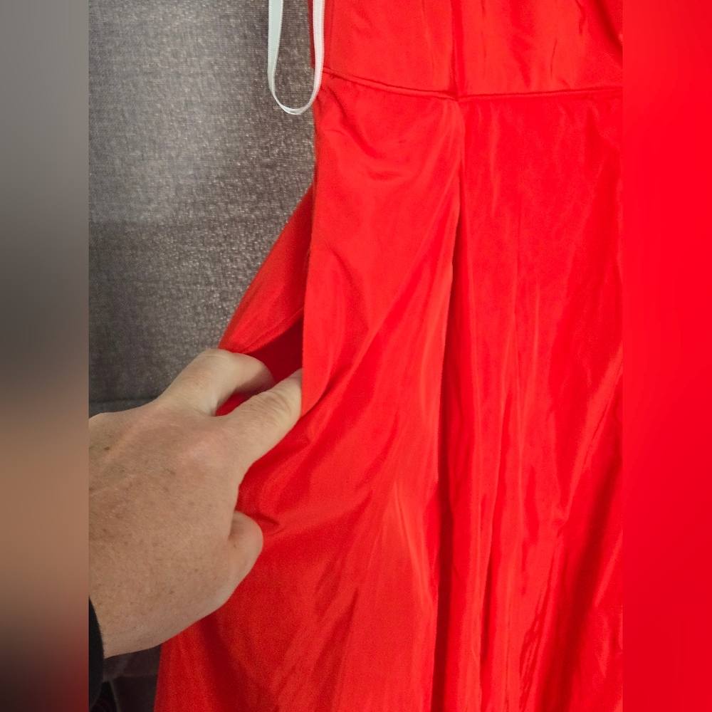 Donna Karan One Shoulder,taffeta bow Detail Gown, Sz 8 - Picture 9 of 12